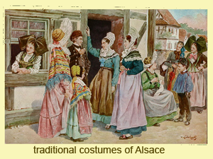 Traditional costumes of Alsace